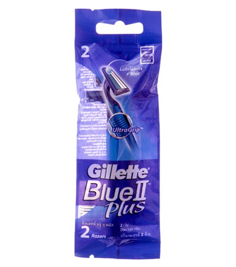 72 Wholesale Gillette Blue Ii Plus Razors 2 Count