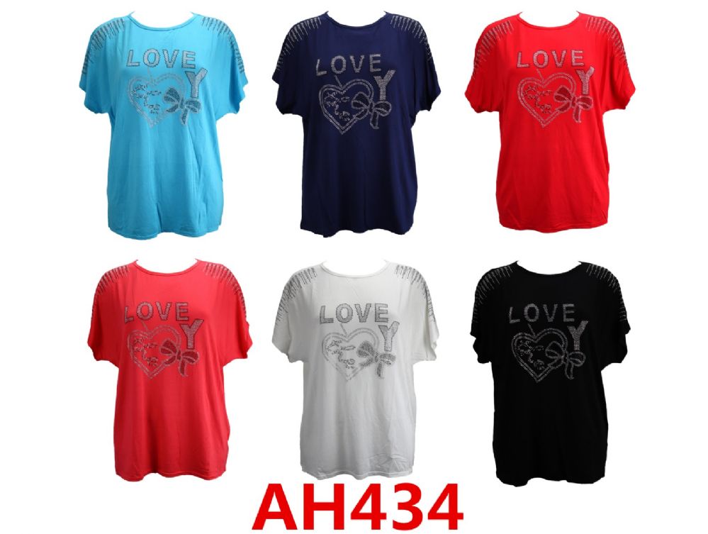 96 pieces of Womens T -Shirt Size Assorted