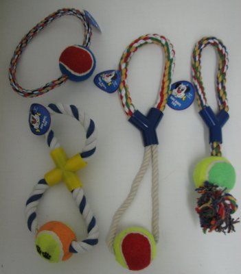 24 pieces of Rope Pet Toy Assortment
