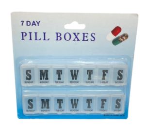 72 Pieces of 2 Pack Pill Box