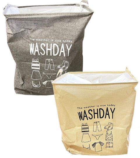 60 Pieces of Laundry Hamper Washday Canvas 42x33x53cm