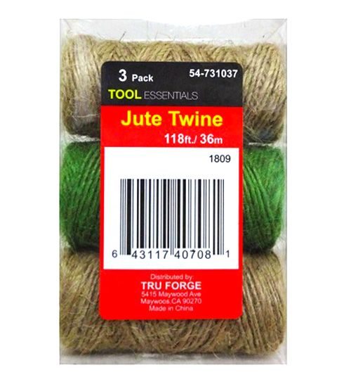 72 Pieces of 3 Pack Jute Twine 118 Foot