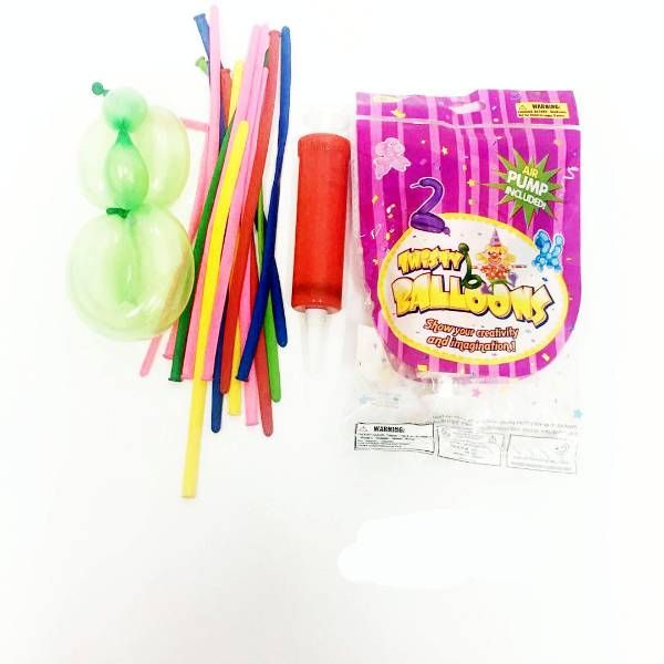 48 Pieces of 12pk Twisty Balloons W/air Pump