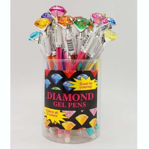 48 Wholesale Diamond Gel Pens