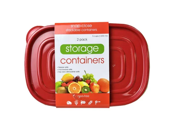 18 Wholesale 2 Pack Plastic Food Container With 2 Sections