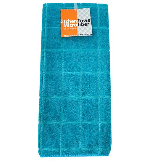 72 Pieces of Towel Microfiber 15x25 Inch Teal
