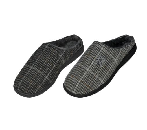 24 Wholesale Men's Closed House Slippers