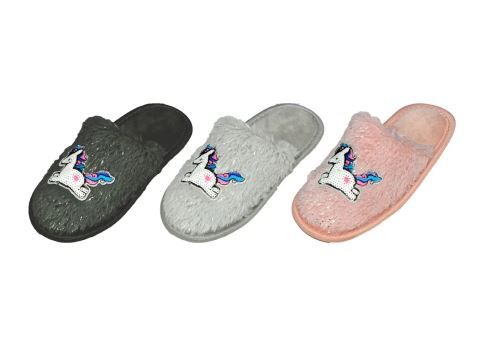 48 Wholesale Children's Unicorn Slippers