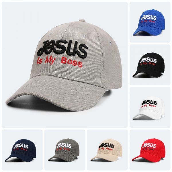24 Wholesale Jesus Is My Boss Baseball Cap at