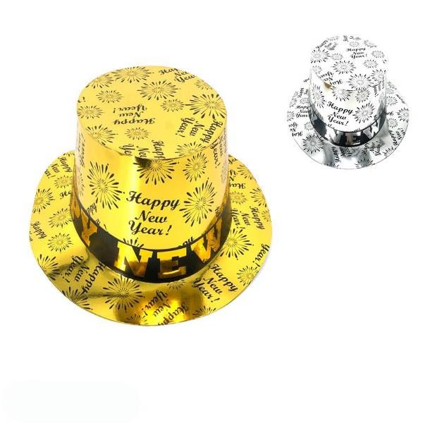 48 Wholesale Gold And Silver New Year Hat