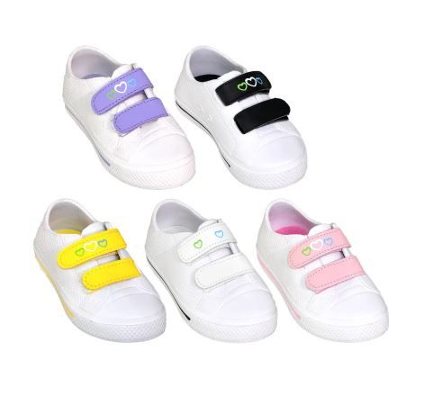 48 Wholesale Unisex Toddler's Velcro Strap Sneakers