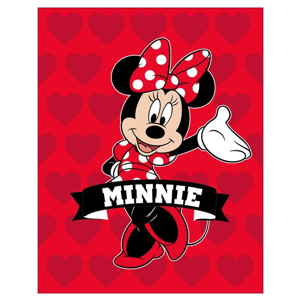 10 Wholesale Twin Minnie Mouse Blanket Rachelle 60x80