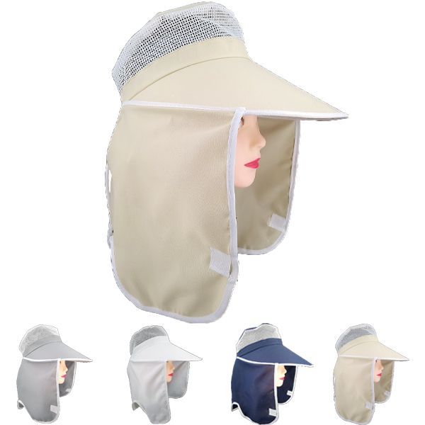 24 Pieces Woman Summer Hat With Flap - Sun Hats