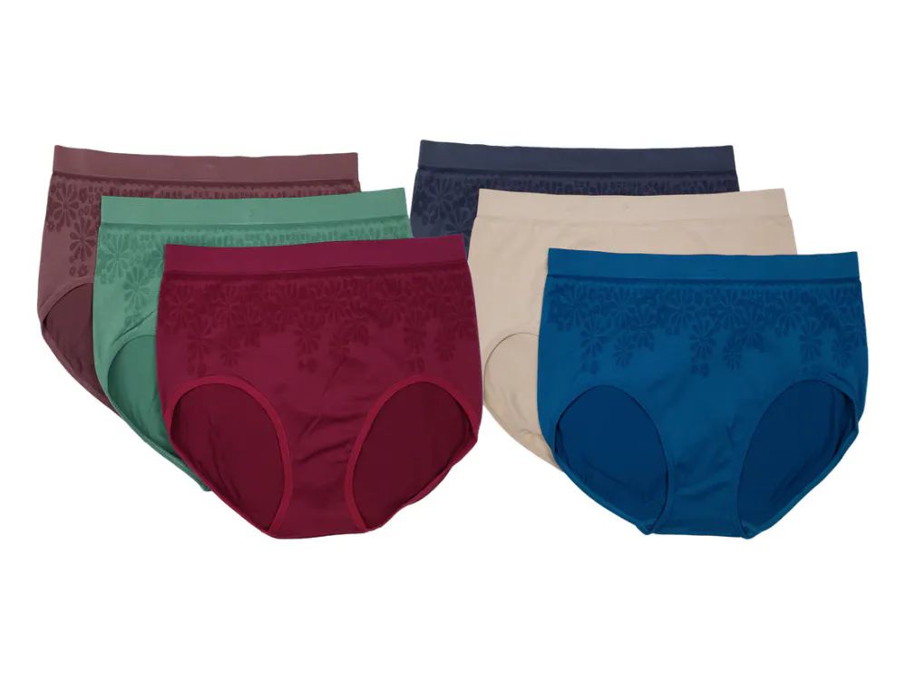 24 Pieces Fruit Of The Loom Plus Size 3 Pack Ladies Boy Shorts Size 12 - Womens  Panties & Underwear - at 
