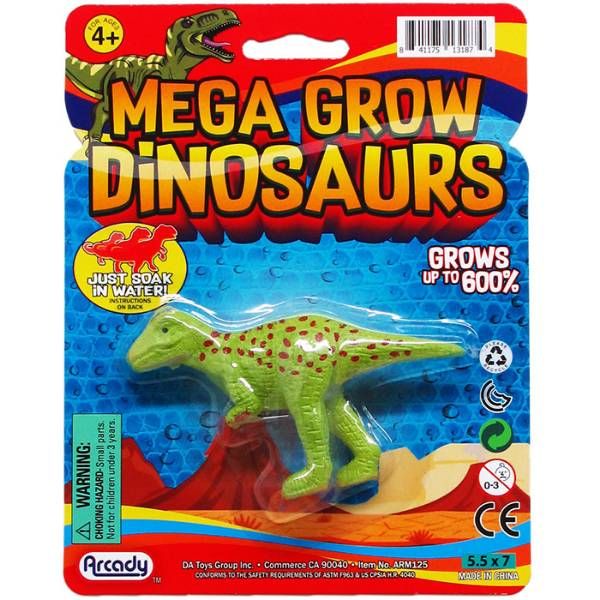 24 Pieces of 4 Inch Magic Grow Dinosaur