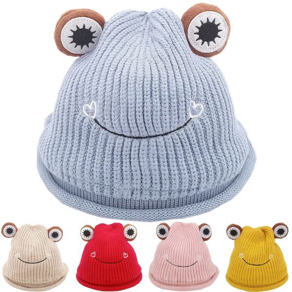 24 Wholesale Kid's Froggy Winter Hat