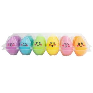 288 Wholesale Colorful Smiley Egg Squish