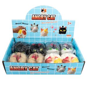 72 Wholesale Jumbo Angry Cat Squish
