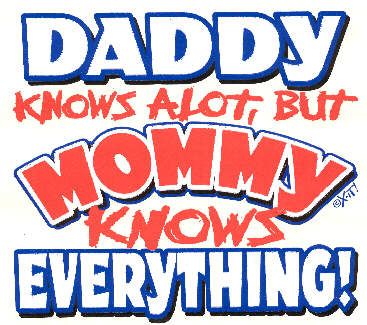 36 Pieces of Baby Shirts Daddy Knows A Lot, But Mommy Knows Everything
