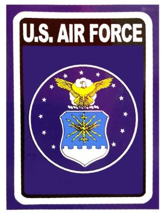 72 Pieces of Dcl2 Air Force -A. 3 X 4 Decal