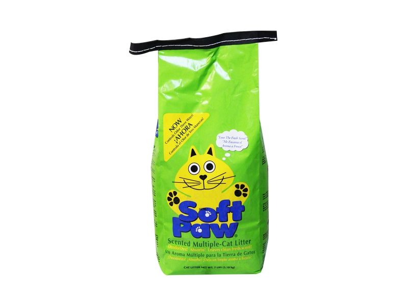 6 Pieces of 7 Lb Soft Paw Scented Cat Litter
