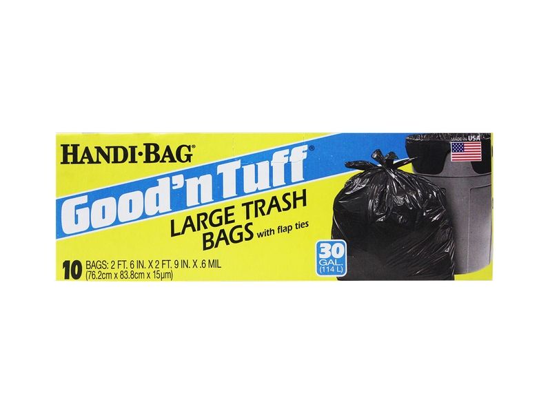 24 Pieces 10 Count 30 Gallon Good And Tuff Large Trash Bags - Garbage &  Storage Bags - at 