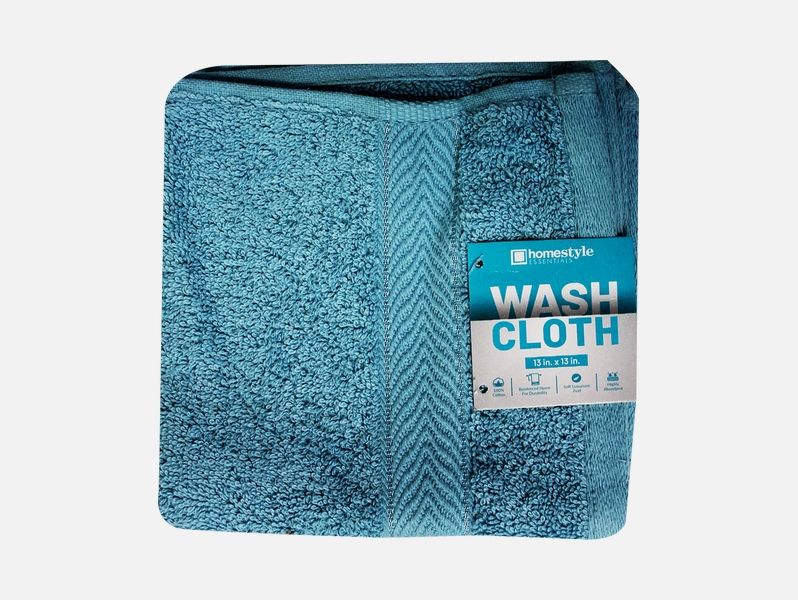 48 Pieces of 13 X 13 Wash Cloth Blue