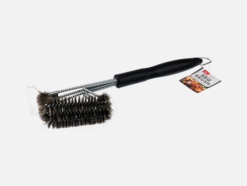 24 Pieces of 17 Inch Bbq Brush With Steel Bristle