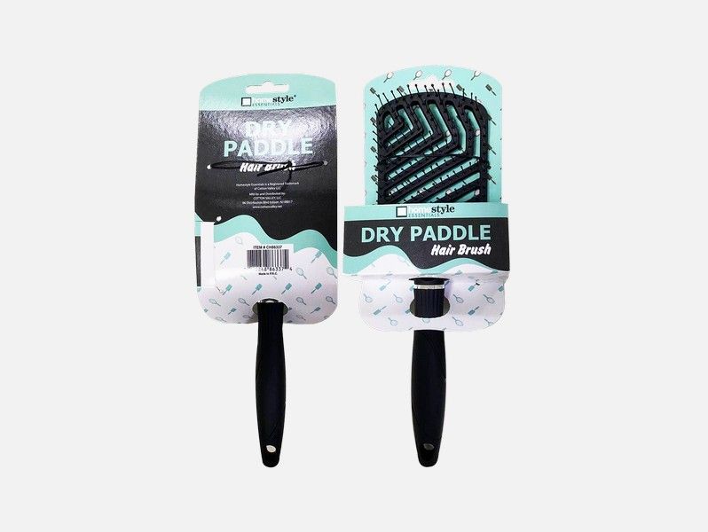 24 Pieces of Dry Paddle Brush Black