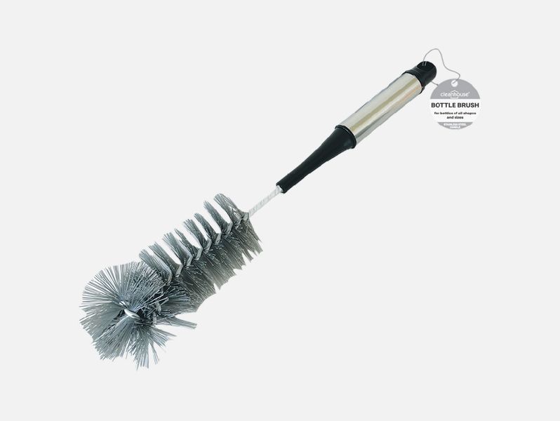 24 Pieces of Stainless Steel Handle Bottle Brush