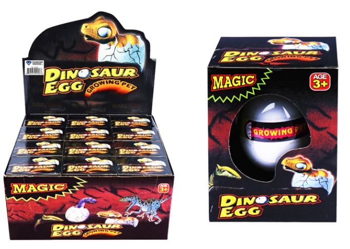72 Wholesale Magic Hatching Growing Egg (dinosaur)