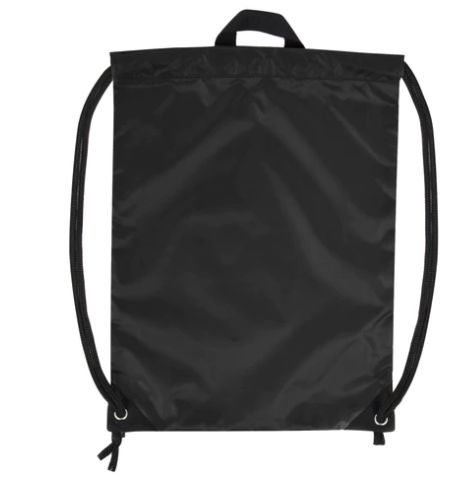 100 Wholesale 18 Inch Basic Drawstring Bag - Black Color