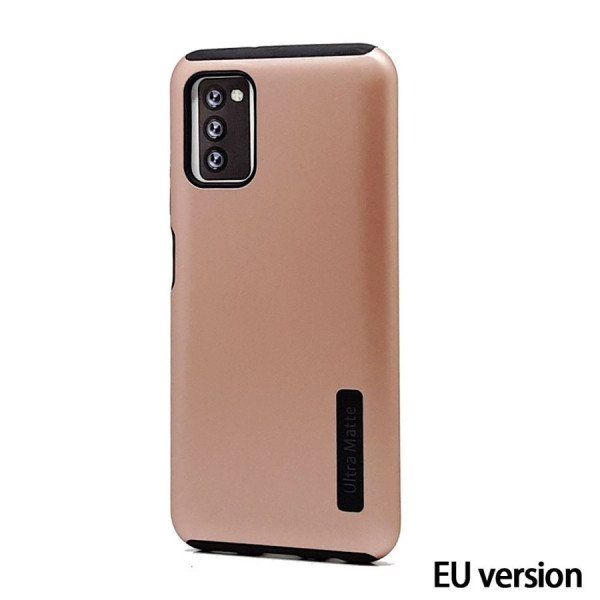 24 Pieces of Ultra Matte Armor Hybrid Case For Samsung Galaxy A03s In Rose Gold