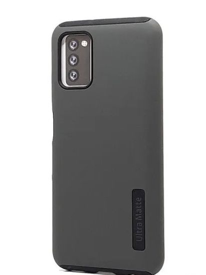 24 Pieces of Ultra Matte Armor Hybrid Case For Samsung Galaxy A03s In Grey