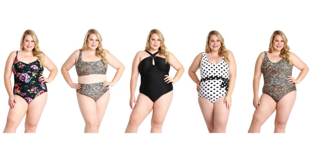 30 Wholesale Women's Plus Size High Fashion Printed TwO-Piece & OnE-Piece  Swimsuits - Polka Dot, Leopard, & Floral Print - Sizes 0X-3x - at 