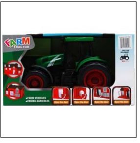 12 Wholesale 9.5" F/f Farm Tractor Play Set