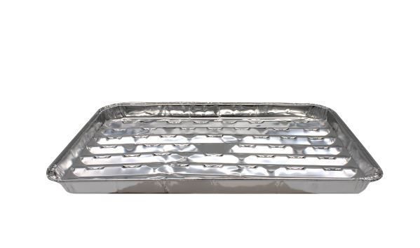 100 Pieces of Aluminum Bbq Pan 13.25 X 9 in