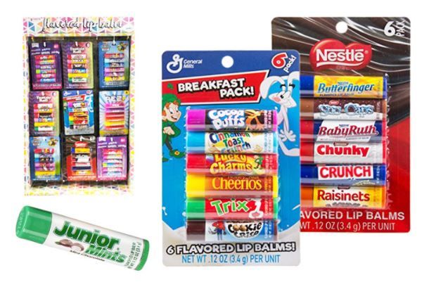 36 Pieces of Licensed Lip Balm (6 Pk) (assorted Candy & Cereal)