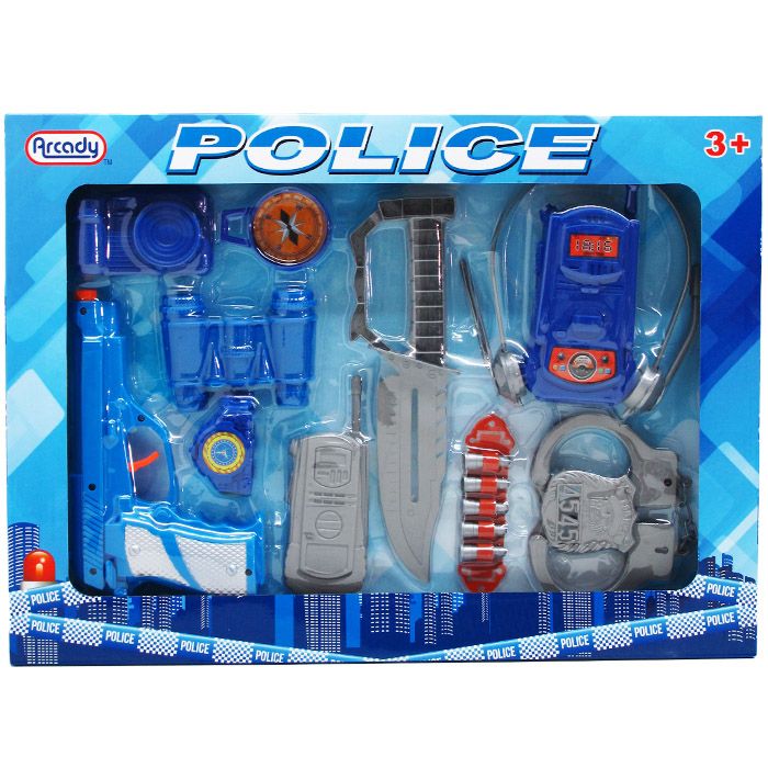 12 Wholesale 12pc Toy Police Set