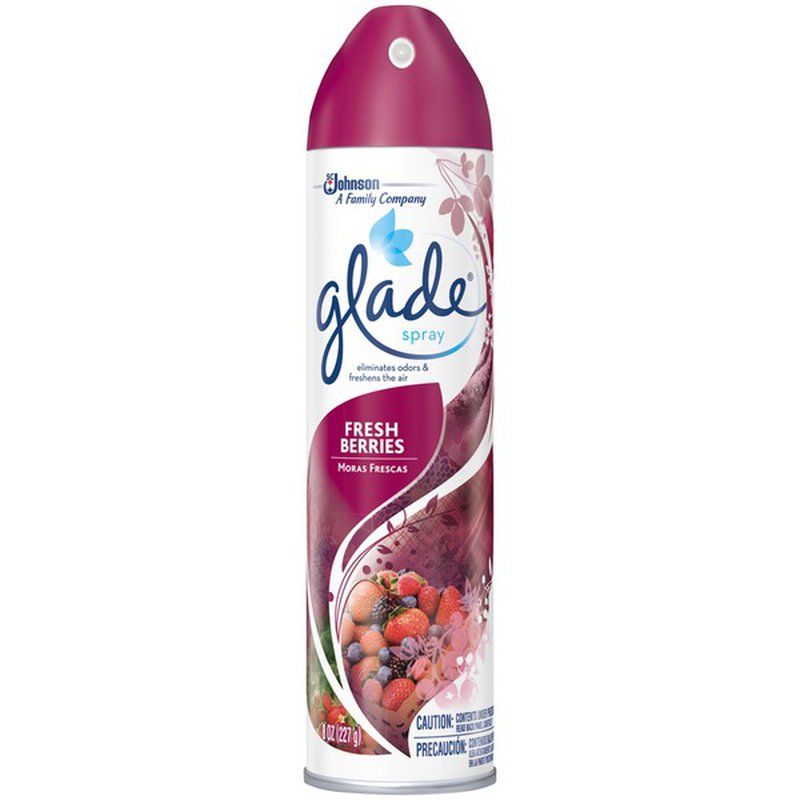 12 Bulk Glade Air Freshener Spray 8z Bubbly Berry Splash at