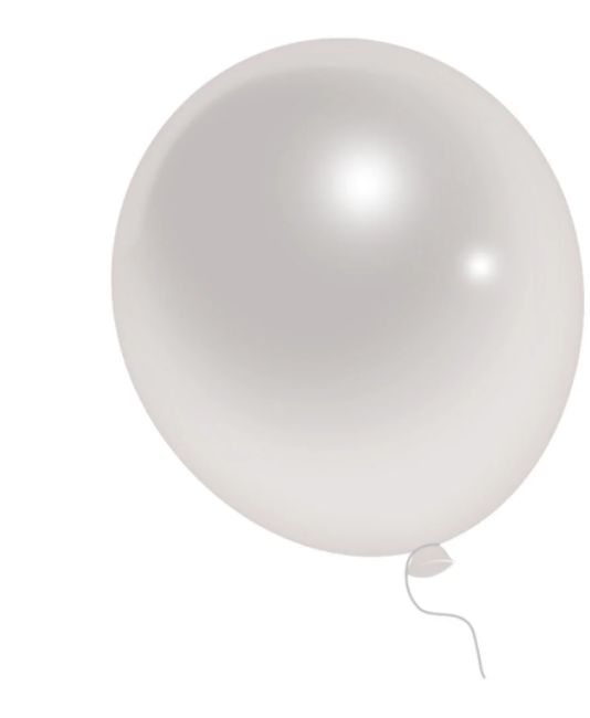 96 Wholesale 12" 50 Count Pearlized Balloon - Silver