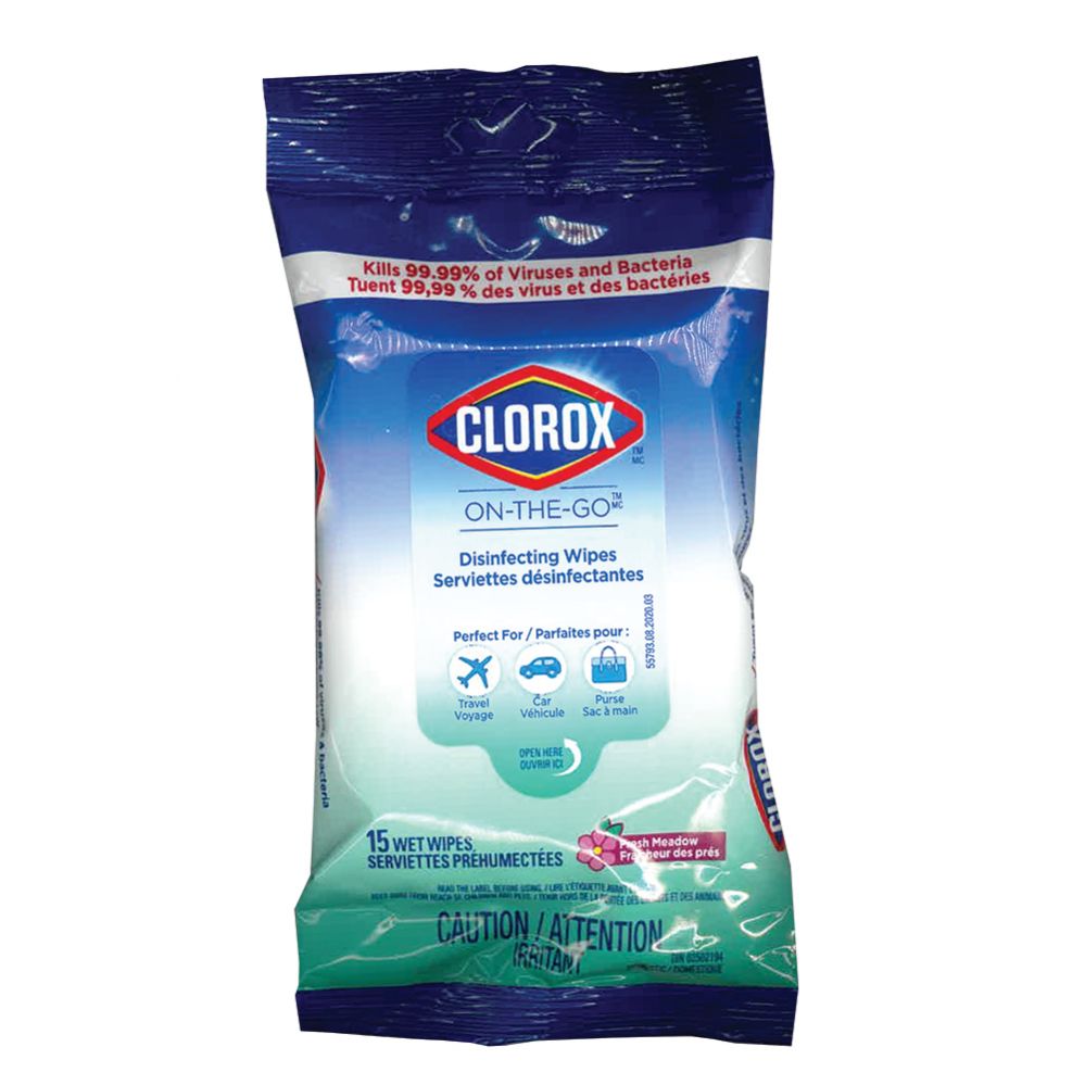 48 Wholesale Clorox Wipes 15 Count On The go