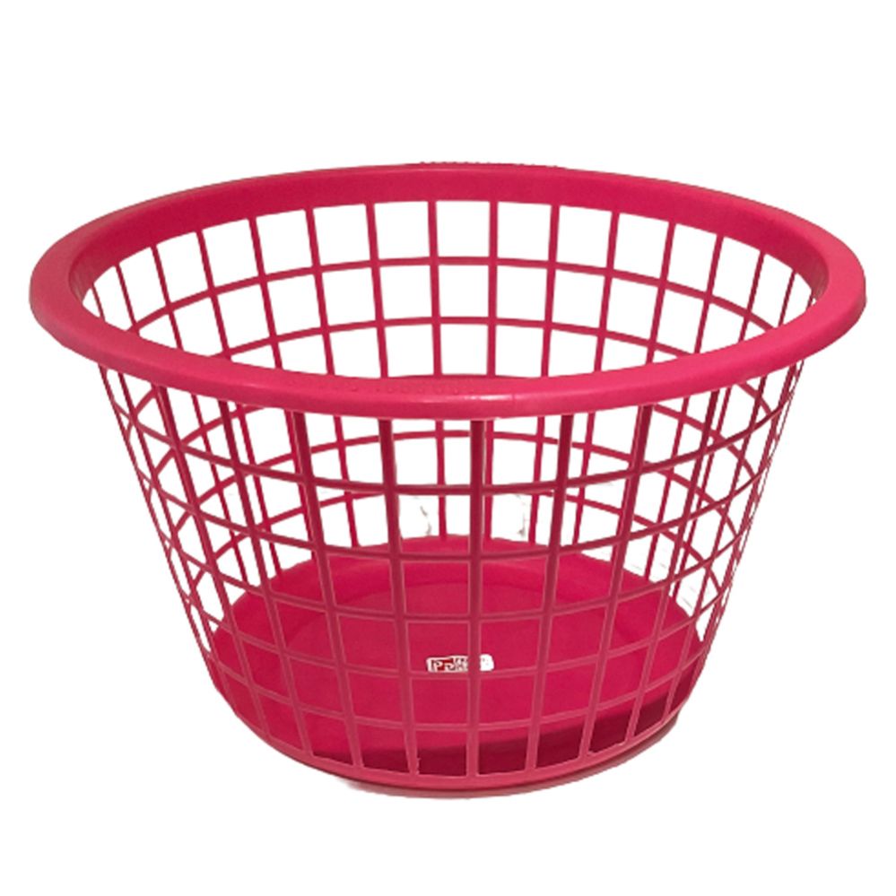 48 Pieces of Pristine Plastics Trendy Laundry Basket 16.75x 9.75 Inch Assorted Colors