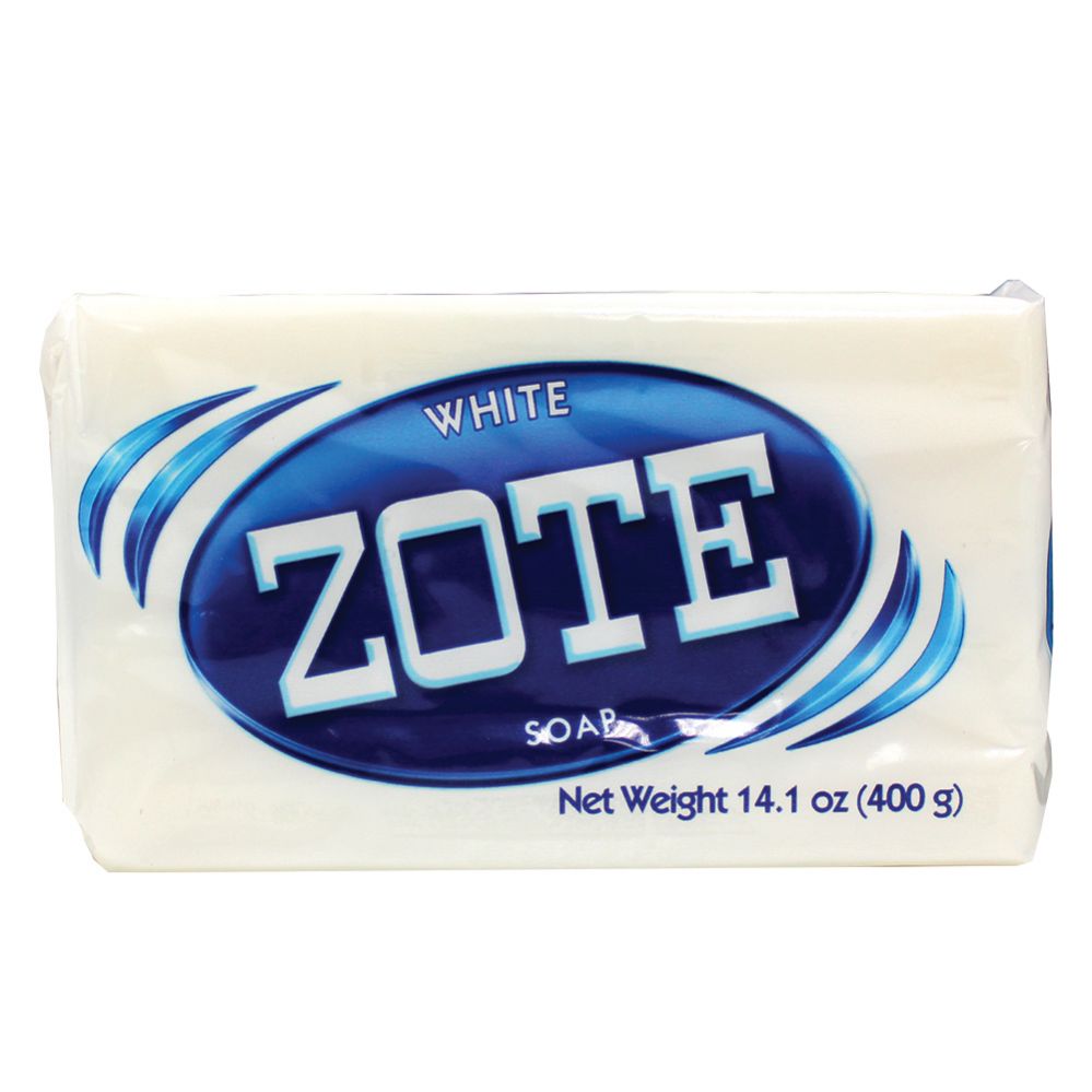 25 Pieces of Zote Laundry Bar Soap 400g/14.11z White