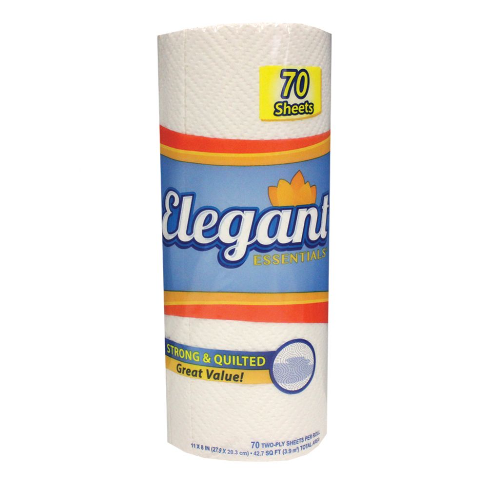 30 Pieces of Elegant Paper Towel 11x8in 70 Count 2 Ply