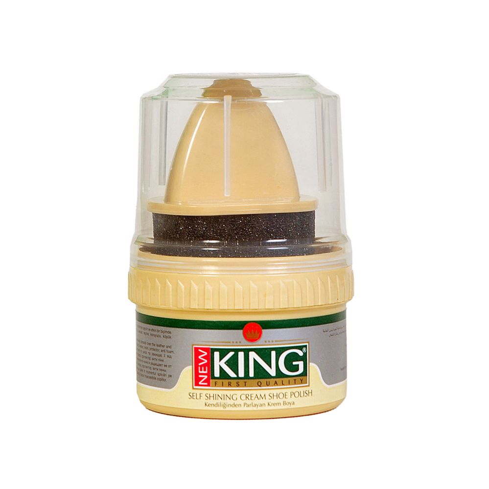 36 Pieces of New King Shoe Polish 1.69z Natural