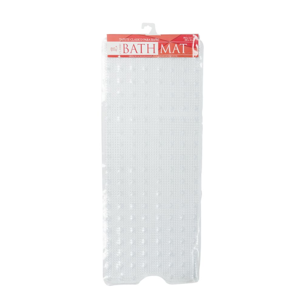 24 Pieces of Bath Mat 39in Clear Rectangula