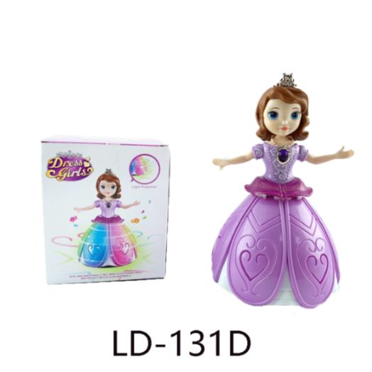12 Wholesale Electric Rotating Girl With Light & Music
