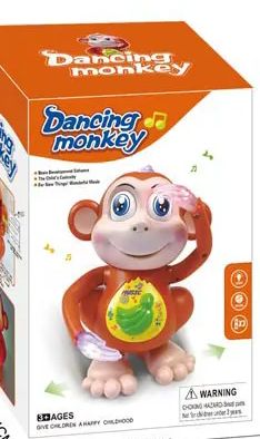 12 Wholesale Electric Dancing Monkey With Light & Music