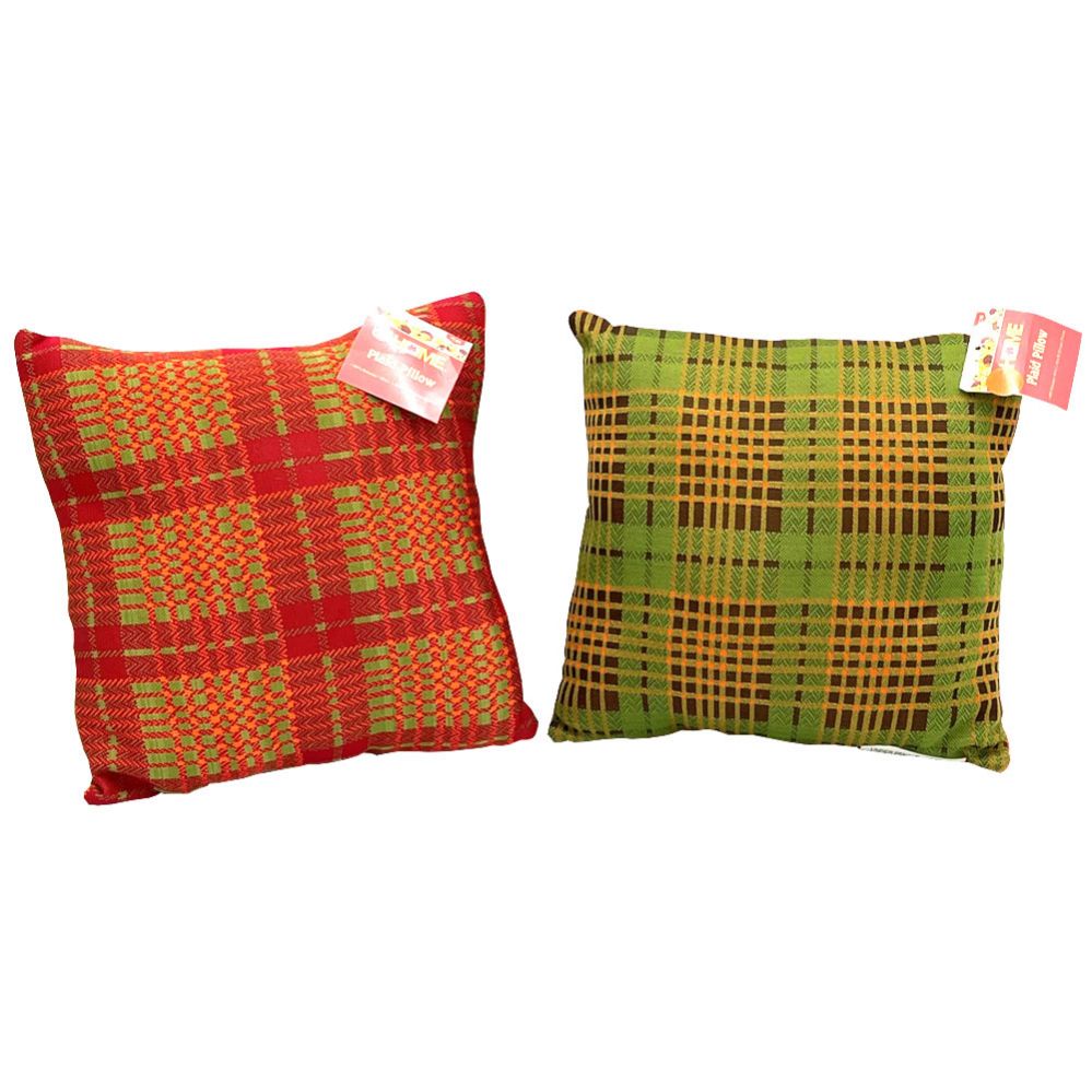 28 Pieces of Fall Plaid Pillow 11x11